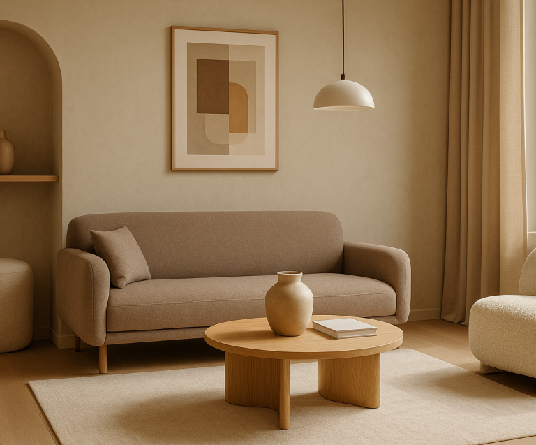 architecture d’intérieur et bien-être dans un intérieur apaisant et épuré