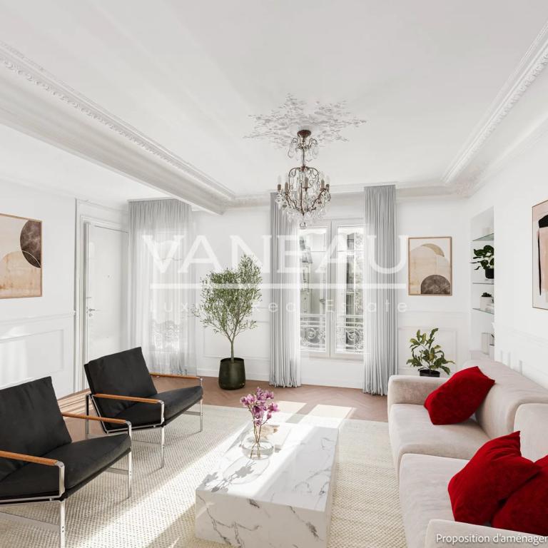 Paris XVIe - Village d'Auteuil - Appartement rénové en étage éle