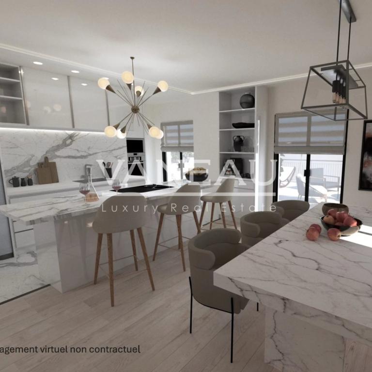 Appartement avec terrasses au dernier étage