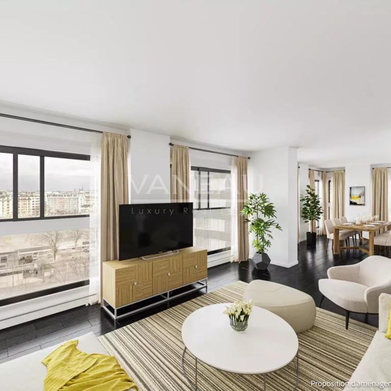 Paris XVe Vue Seine - Mirabeau Javel -