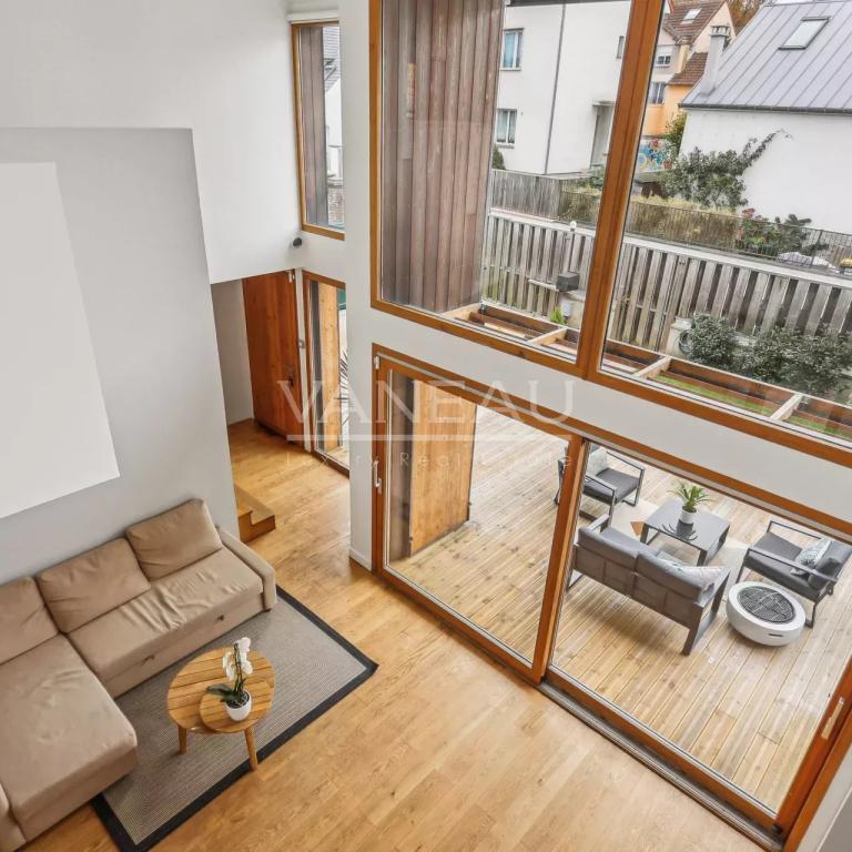 Sèvres - Maison d'architecte bioclimatique R+1 de 130 m² avec ja