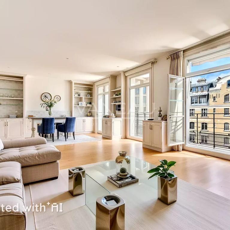 Paris XVI Longchamp, appartement familial en étage élevé.