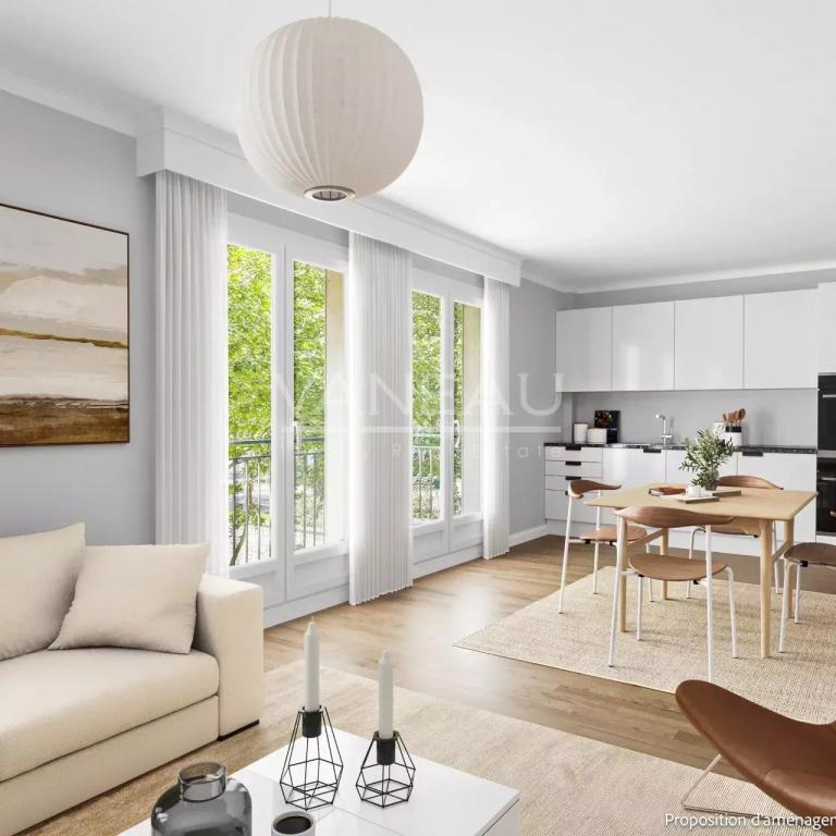 Boulogne Billancourt, deux chambres, avec balcon