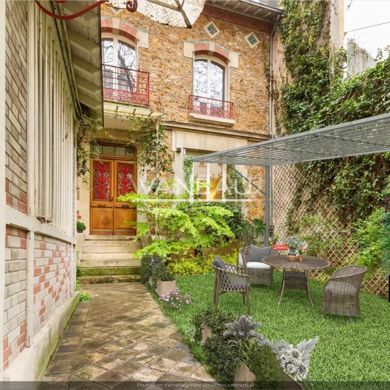 Paris XVe - DEMEURE FAMILIALE (291²m² Carrez - 370 m² au sol) et