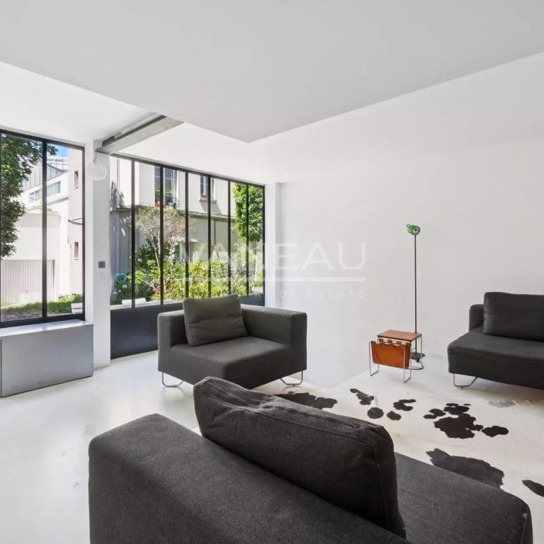 Paris XIII - Gobelins - Maison d'architecte– 92 m² Carrez – 122 