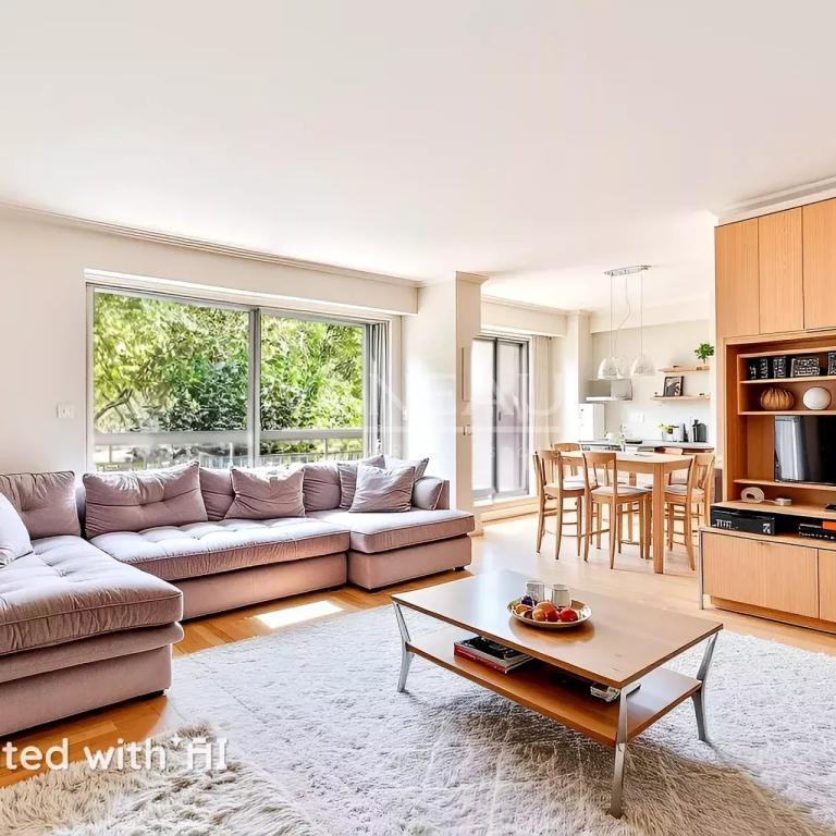 Appartement familial avec deux balcons terrasses