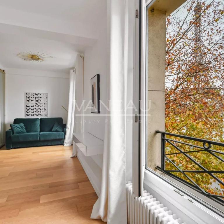 XVIe – Vue Tour Eiffel & Seine – Trocadéro – Passy