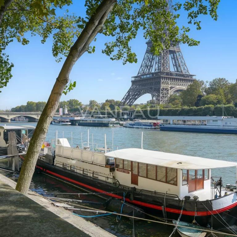 XVIe – Vue Tour Eiffel & Seine – Trocadéro – Passy