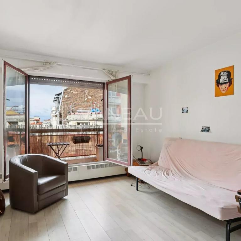 Paris XIXe - Rue de Romainville - Studio vendu loué -