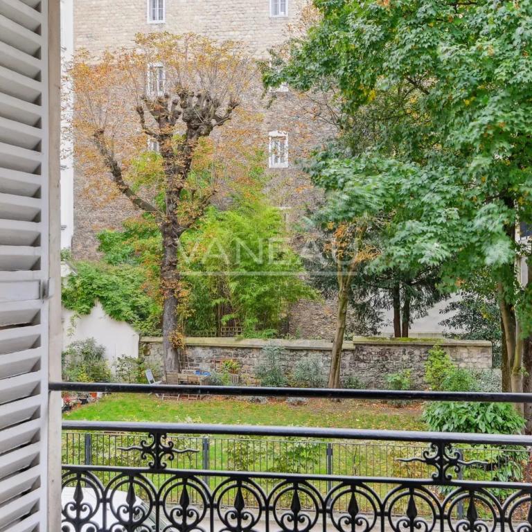 Neuilly sur Seine - Bel ancien - vues jardins