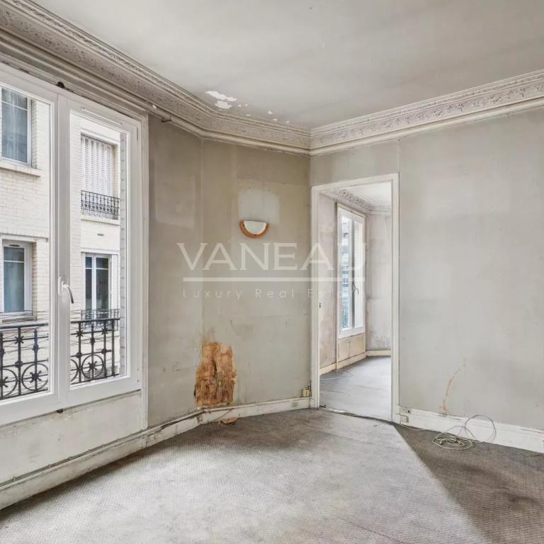 Paris 15ème - Convention-Brancion - 2 pièces à rénover