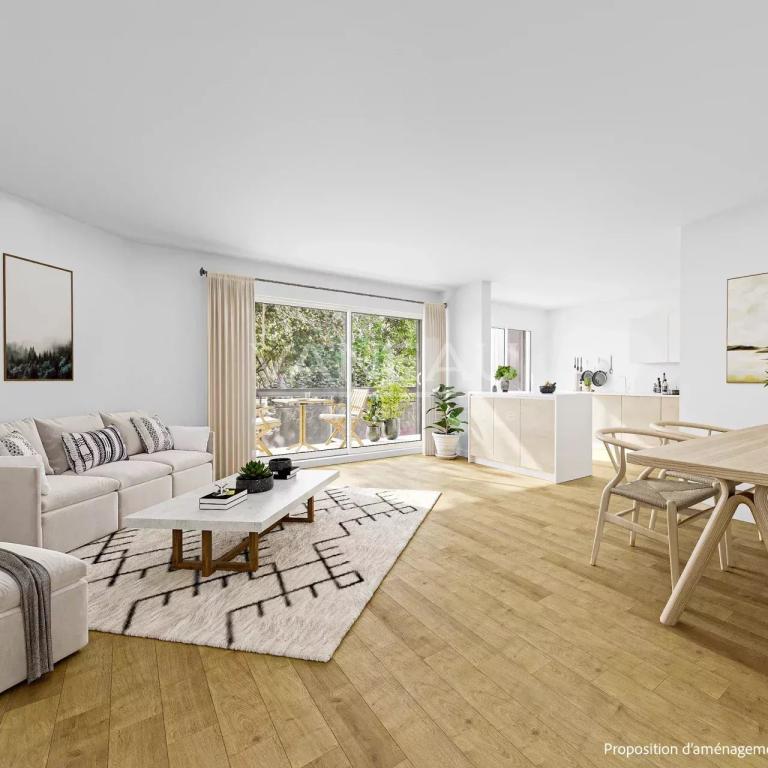 Appartement familial avec deux balcons terrasses