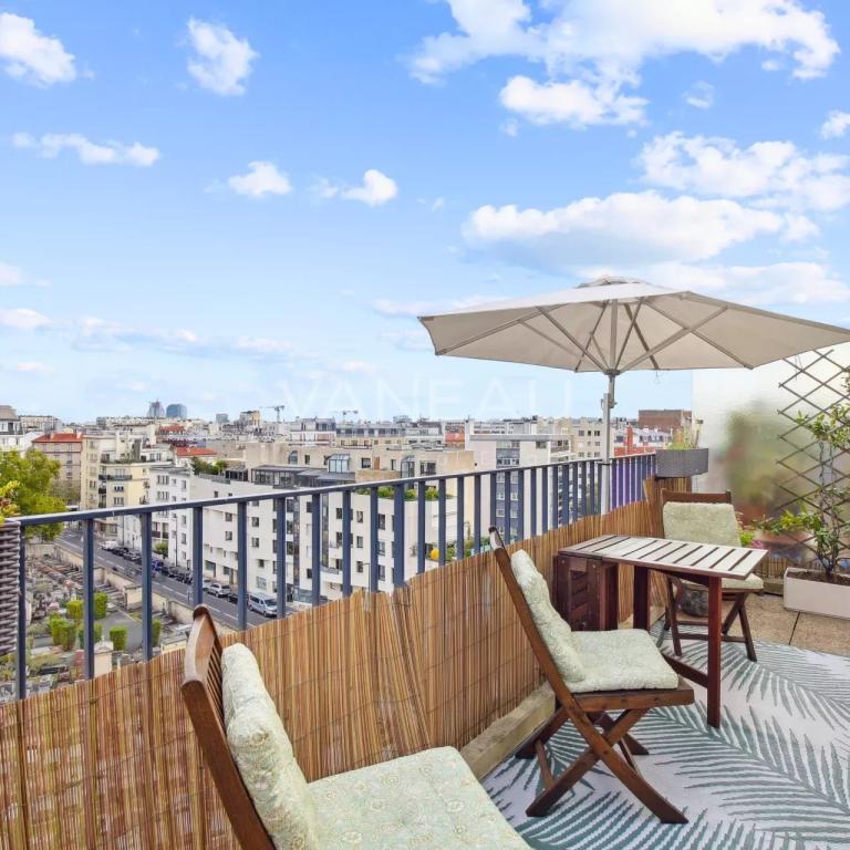 Boulogne, Les Passages : 3 pièces en dernier étage avec terrasse