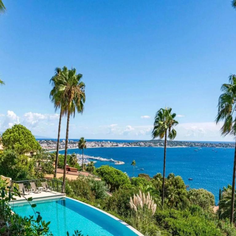Super Cannes - 3 pièces vue mer - résidence avec piscine, tennis