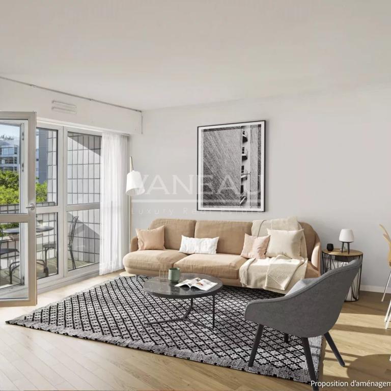 Paris 15e Javel / Mirabeau - 4 pièces avec loggia exposée sud-ou