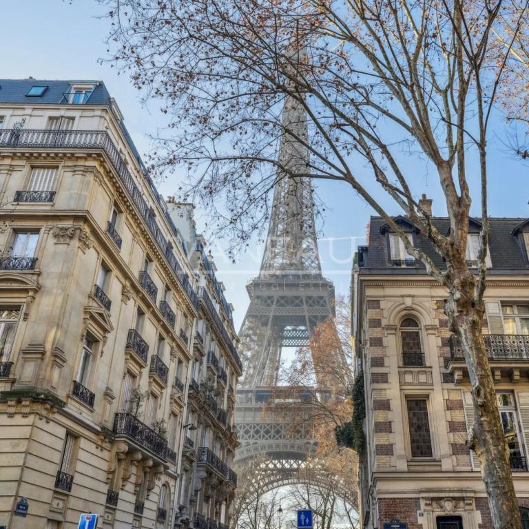 Gros Caillou - Vue Tour Eiffel