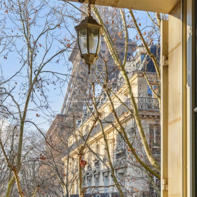 Gros Caillou - Vue Tour Eiffel