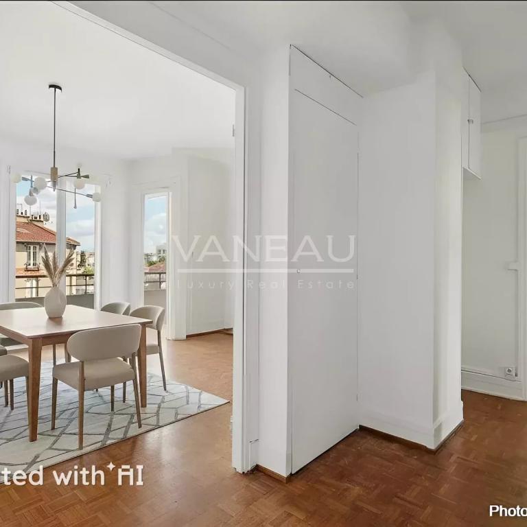 Boulogne - Dernier étage avec balcon et vue dégagée