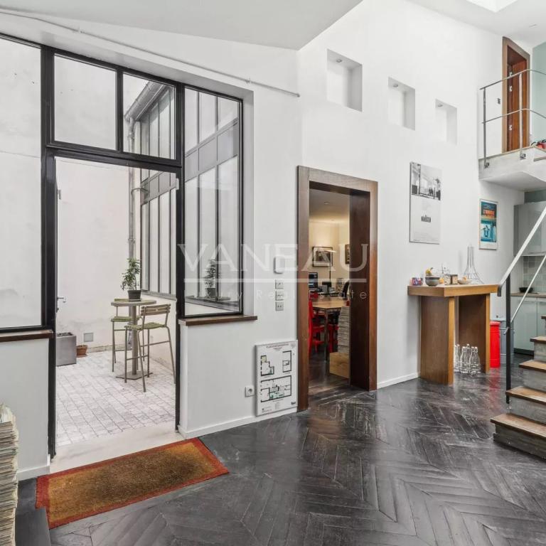 PARIS XVI - Ranelagh La Muette - Maison Loft de 5 pièces avec te