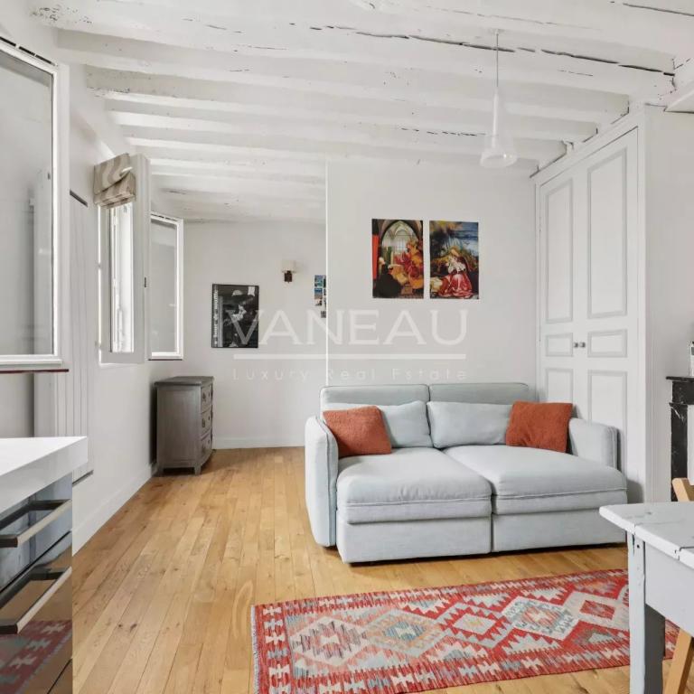 Paris 4e - Places des Vosges - Charmant studio ensoleillé et cal