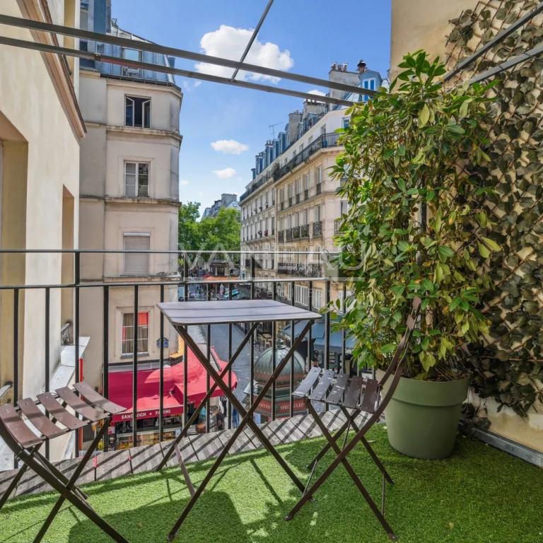 Paris Ier - Les Halles - Rivoli - Duplex avec terrasse