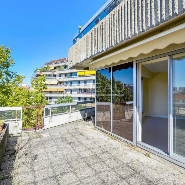 Paris 15ème 3 pièces avec terrasse sans vis-à-vis