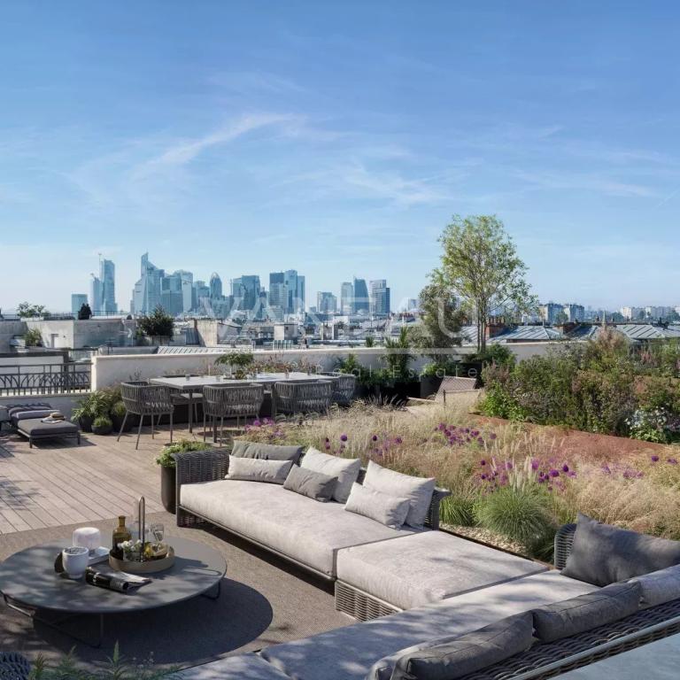 Levallois-Perret - Appartement  en dernier étage avec terrasses