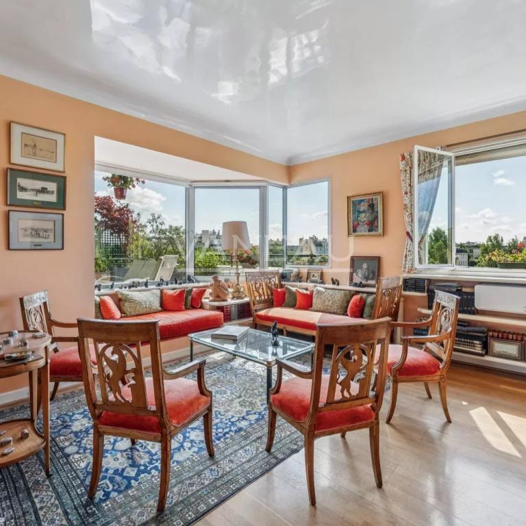 Neuilly 92200 - Terrasse de plain-pied - Vue panoramique