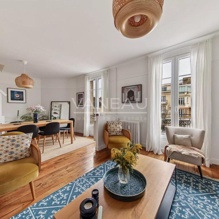 Boulogne Princes Marmottant – Duplex de charme en dernier étage