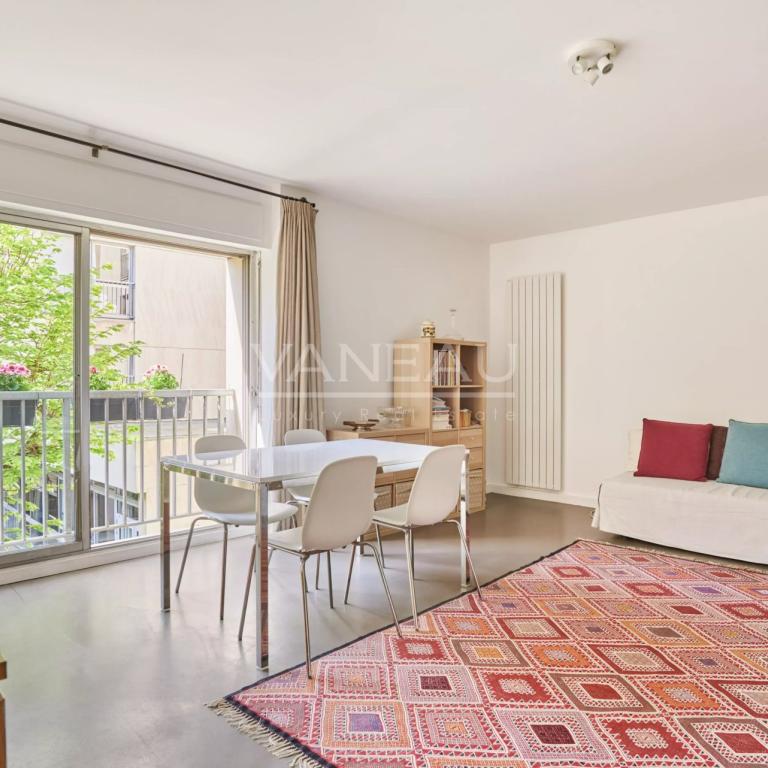 Paris VIe - Luxembourg / Vavin - Studio avec espace nuit vue jar