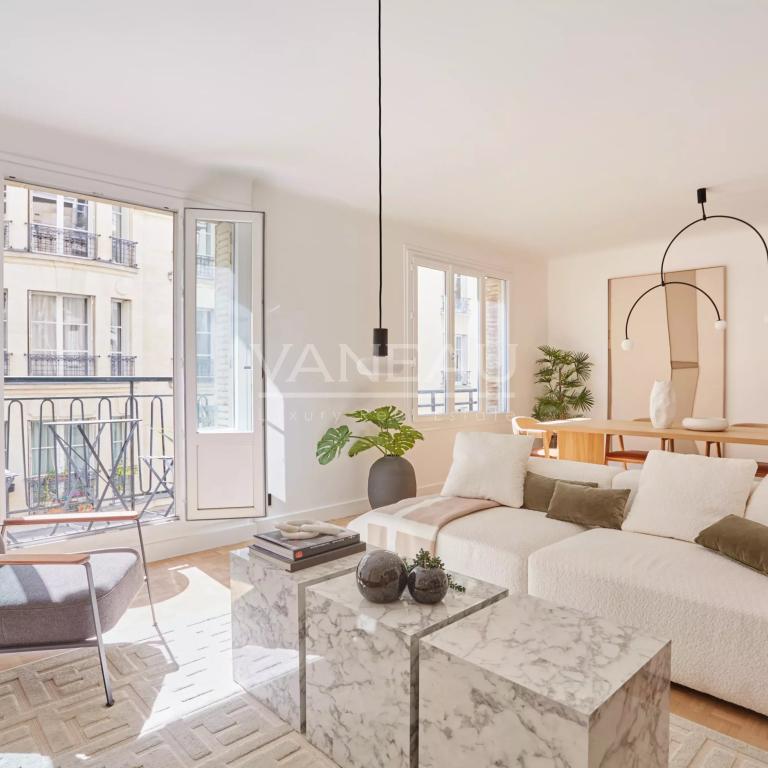 Paris XVIe - Jasmin - René Bazin - Appartement trois chambres, lumineux avec Balcon.
