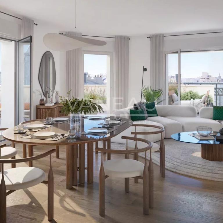 Levallois-Perret - Appartement  en dernier étage avec terrasses