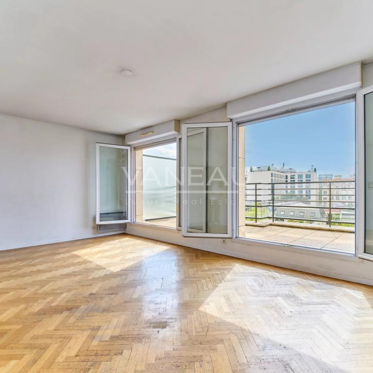 Boulogne centre étage élevé 4 pièces avec terrasse