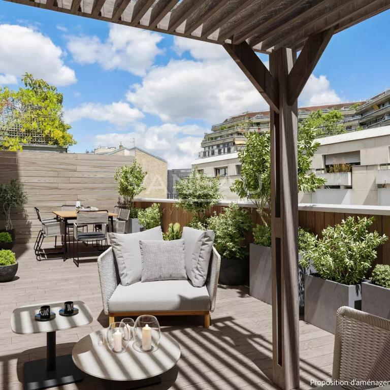 Vente Maison Architecte (275m²) Paris 15e avec ascenseur et rooftop (60m²)