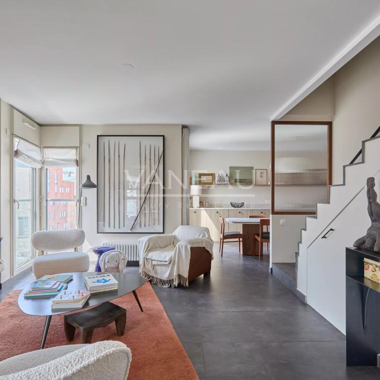 Appartement duplex terrasse vue Paris Seine et Ciel