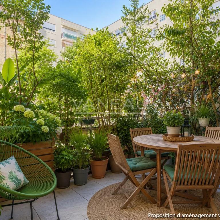 Paris XV - Cambronne : Appartement quatre pièces avec terrasse et balcon
