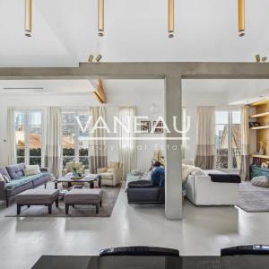 Puteaux Village - Duplex familial et de réception baigné de lumi