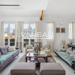 Puteaux Village - Duplex familial et de réception baigné de lumi