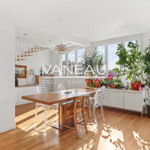 Appartement familial en dernier étage avec quatre chambres