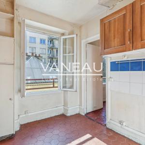 Exclusivité – Paris XVème nord – Deux pièces à rénover – Lumineu