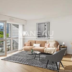 Mirabeau/Javel - 4 pièces avec balcon, 3 chambres