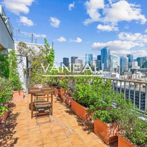 Dernier étage avec terrasse - Vue panoramique - Ile de Puteaux