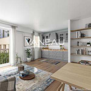 Paris XVe - Lecourbe - Studio lumineux au calme sur cour - profe