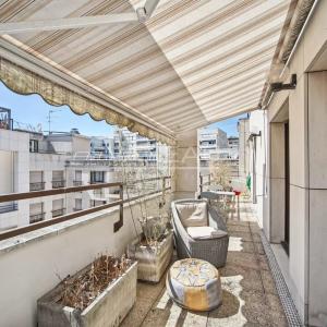 Duplex au dernier étage avec terrasses
