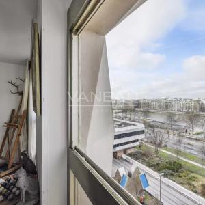 Paris XVe Vue Seine. Mirabeau - Javel -