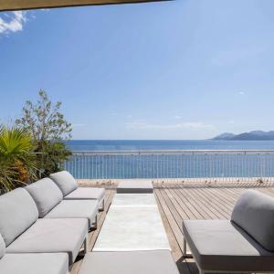 Cannes Plages du Midi - Penthouse 4 pièces vue mer à vendre