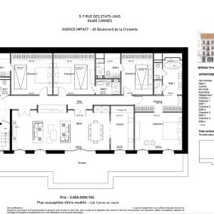Cannes - Arrière-Croisette - Luxueux Penthouse - Vue dégagée vil