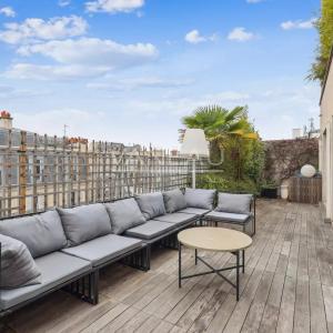 Paris XVII - Parc Monceau - Dernier étage terrasse