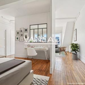 Paris XVe - Sèvres Lecourbe - Appartement lumineux en étage élev