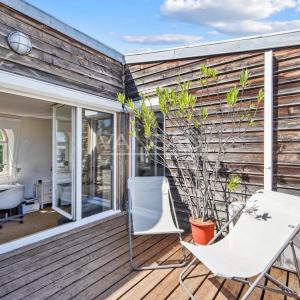 Quatre chambres et une grande pièce de vie